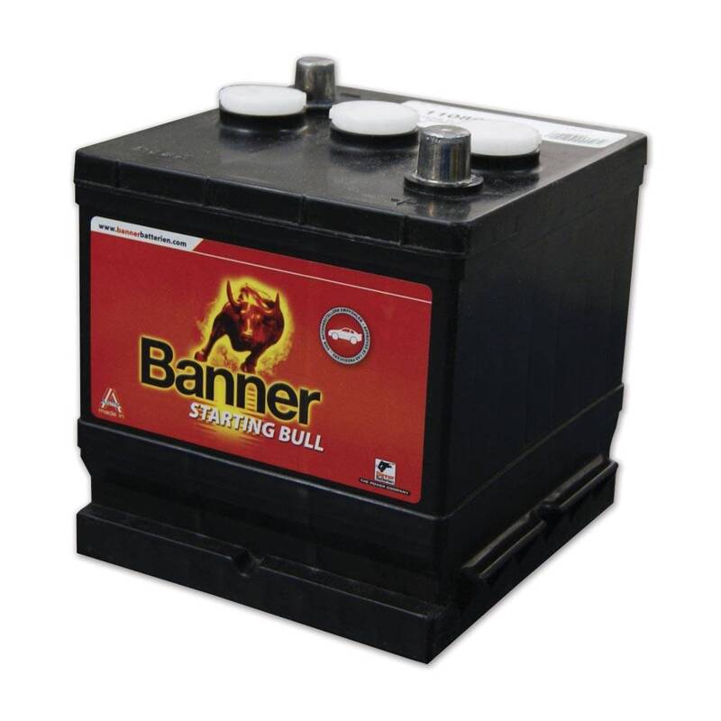 Batterie 6V 66Ah 360A (ohne Säure) 2CV/AMI/DYANE/MEHARI