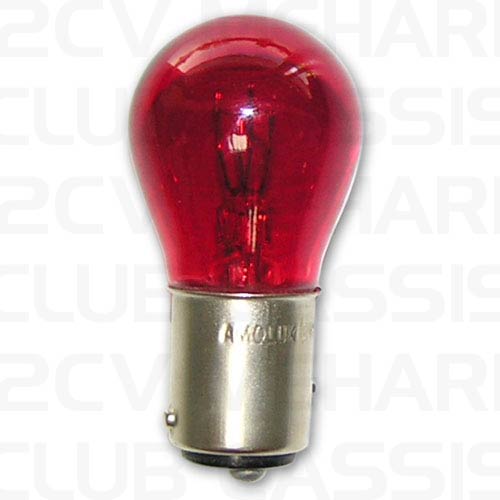 Lamp 12V 5 / 21W red 2CV / AMI / DYANE / MEHARI / HY