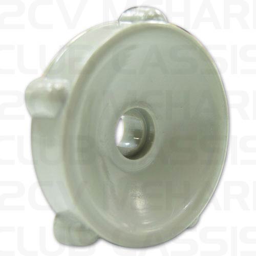 Bouton réglage de phare/volet aerateur plastique gris 2CV