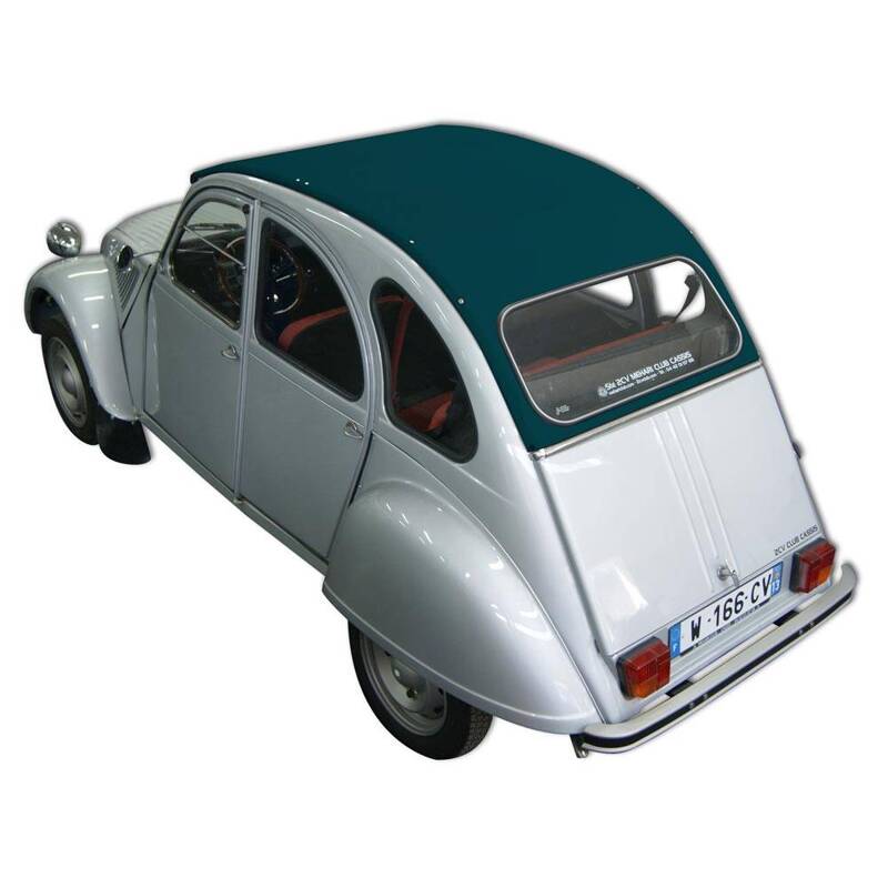 Dach Innenverschluss blau lagoon 2CV