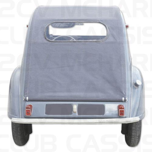 Capote longue petit glace (glace + support a fournir) 2CV