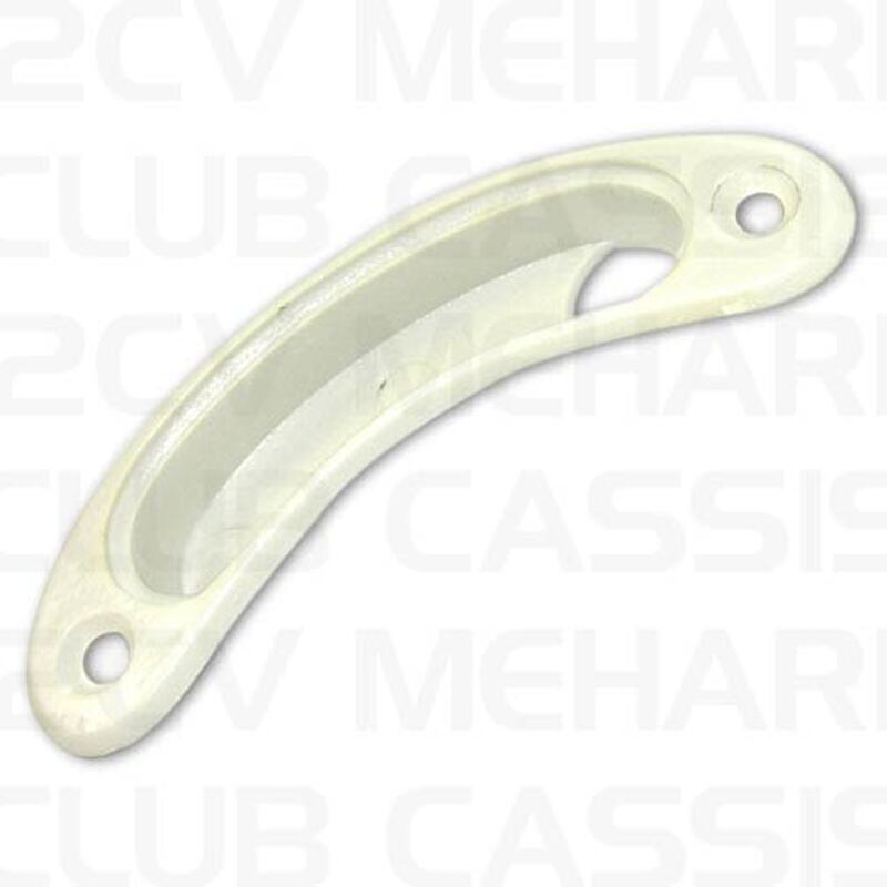 Cap left door handle plastic grey 2CV