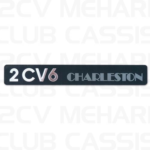 Schriftzug "2CV CHARLESTON"