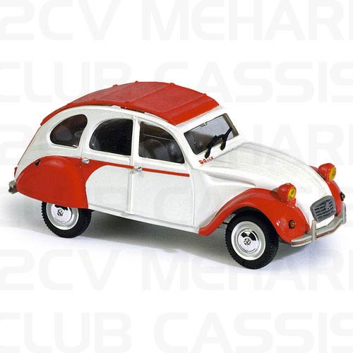 Aufkleber rot (kompletter Satz) 2CV DOLLY