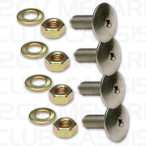 Screw chrome ( x4) MEHARI