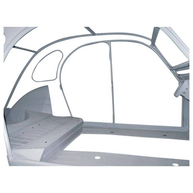 Interior lining sides white (6 parts) 2CV NM