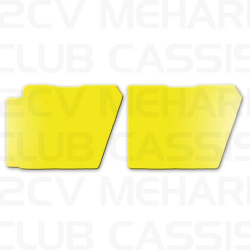 Door panels small model yellow 2CV