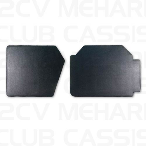 Door panels big model skaï black 2CV