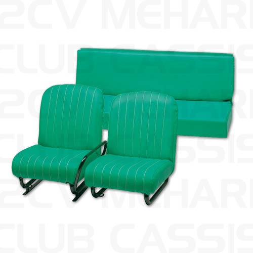 Complete set seats green lagoon MEHARI