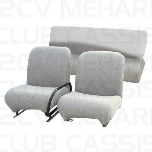 Bezug-Set grau (2 Sitze) MEHARI