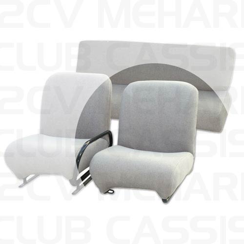 Cover sponge front seat grey MEHARI