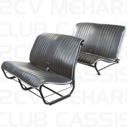 Seatcoverset bench without sides gray antracit 2CV
