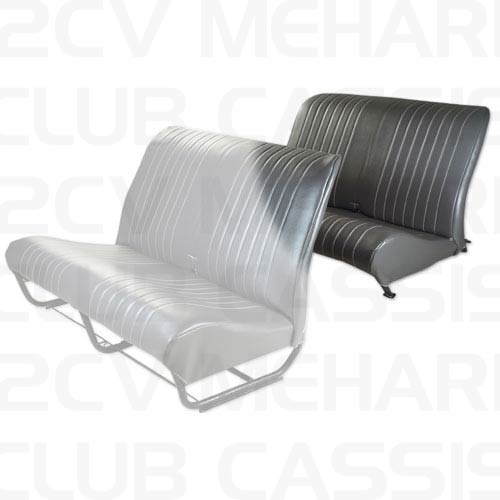Seatcover rear with sides gray antracite 2CV/DYANE