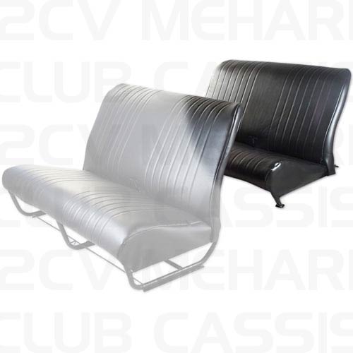 Seatcover rear with sides skaï black 2CV/DYANE
