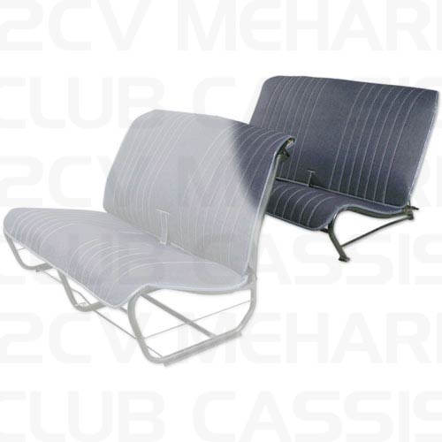 Seatcover rear without sides jeans 2CV