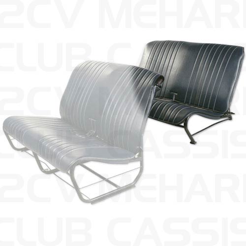Seatcover rear without sides blue abysse 2CV