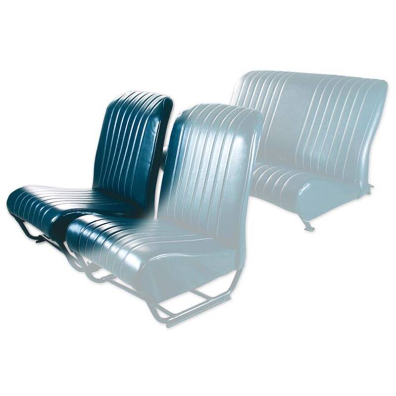 Seatcover right with sides corner blue abyss 2CV/DYANE