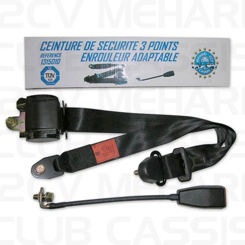 Ceinture securité 3 points avec enrouleur 2CV/AMI/DYANE/MEHARI