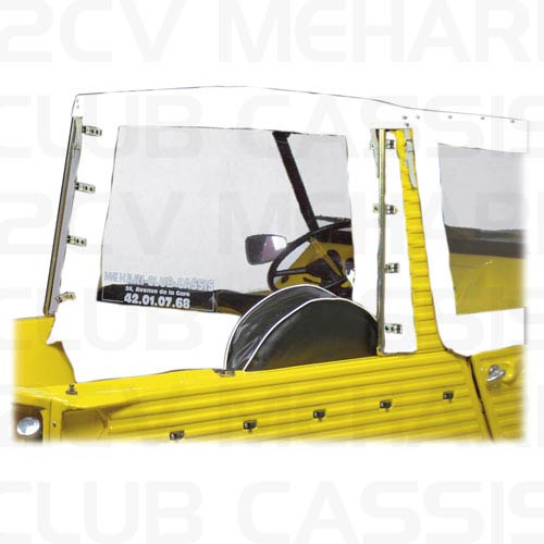 Rear cover pick up 4 straps white MEHARI