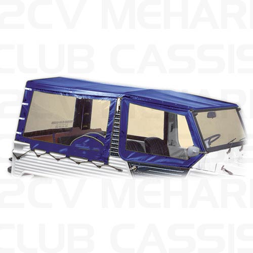 Rear cover 4 straps blue marine MEHARI