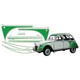 Sticker green 2CV DOLLY