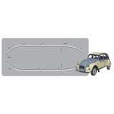 Adhésifs gris cormoran 2CV DOLLY RIALTO