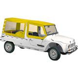 Set of cover + doors 4 straps original yellow MEHARI