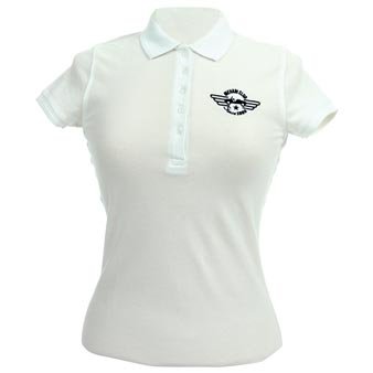 Polo Mehari coeur blanc femme taille XS