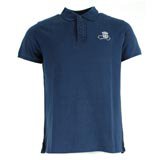 Polo 2CV hart blauw marine man maat M