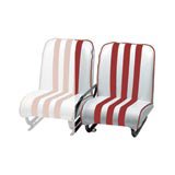 Front left seat white/red MEHARI