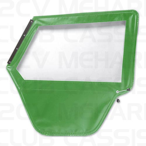 Window right door iron windowframe green MEHARI