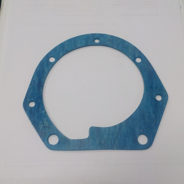 Gasket between pump and plate