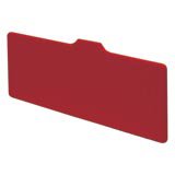 Habillage planché de dossier PMMA rouge brillant MEHARI
