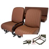 Complete set seats skaï brown chocolat aere (tiltable) MEHARI