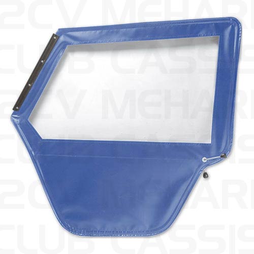 Window left door aluminium windowframe blue marine MEHARI