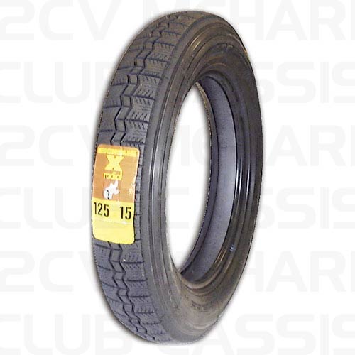 Pneu Michelin X 125R400 a chambre 2CV/AMI/DYANE/MEHARI