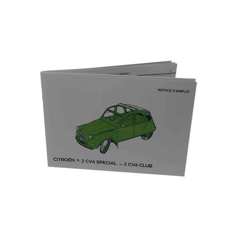 Instruction booklet 2CV (French)