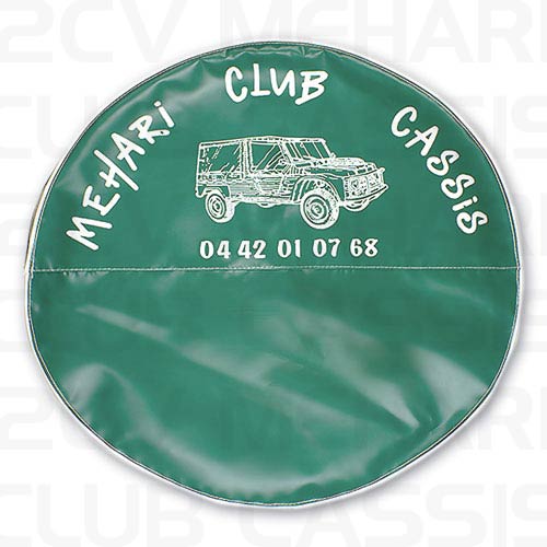 Spare wheel cover green MEHARI