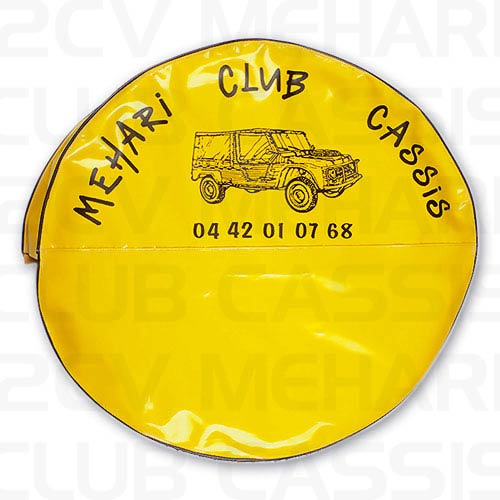 Spare wheel cover yellow MEHARI