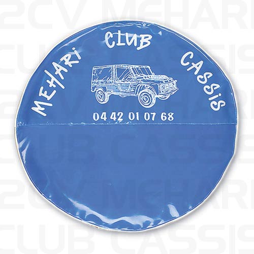 Spare wheel cover blue gitane MEHARI