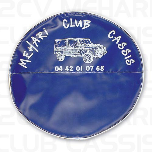 Spare wheel cover blue marine MEHARI