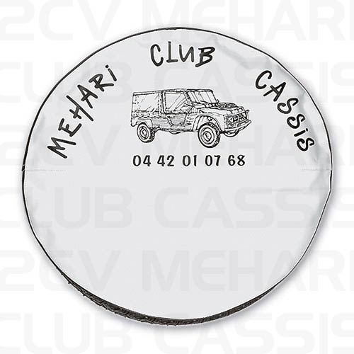 Spare wheel cover white MEHARI