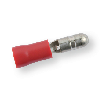 Cosse isolée rouge 4mm