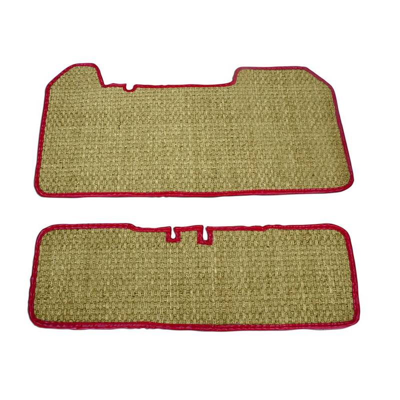 Front floor mat red MEHARI