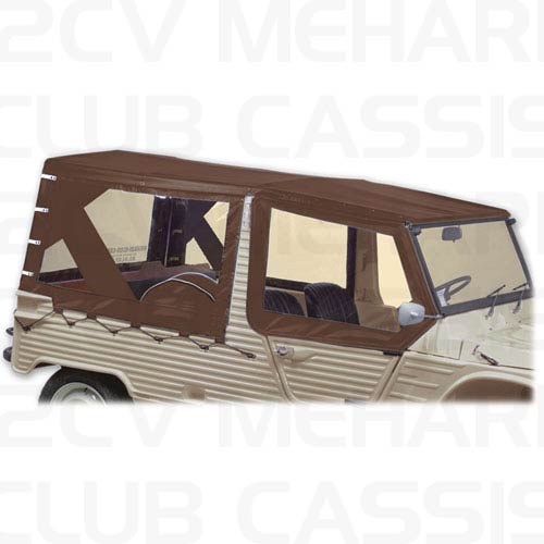 Rear cover brown MEHARI AZUR