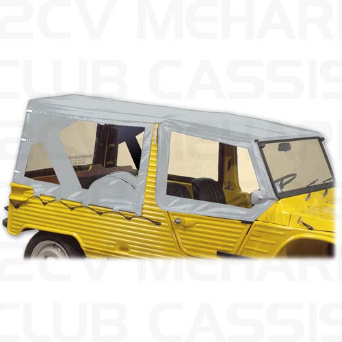 Cover rear left gray MEHARI AZUR