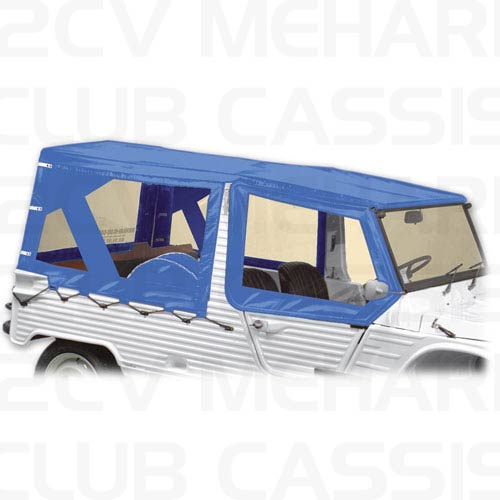 Cover rear left blue gitane MEHARI AZUR