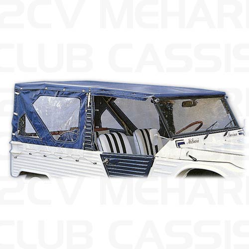 Cover rear left blue marine MEHARI AZUR