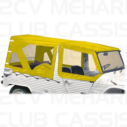Roof with attachment yellow MEHARI AZUR