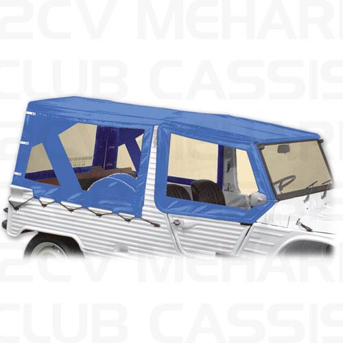 Roof with attachment blue gitane MEHARI AZUR